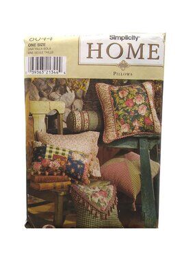 Vintage Sewing PATTERN Simplicity Home 8044, Simply Concord 1998 Home Decorating